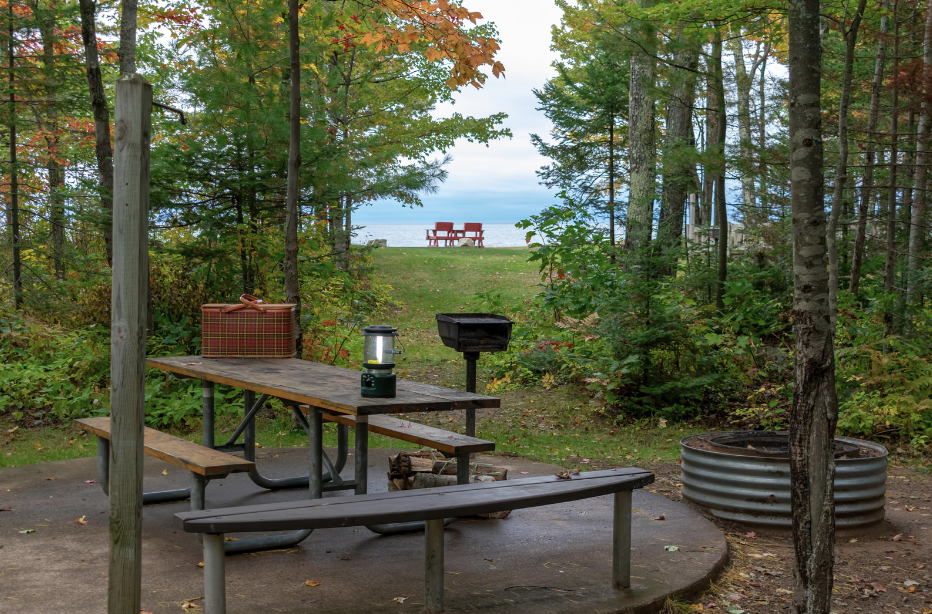 Camp Site -on-the-Lakeshore